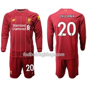 Liverpool Lallana 20 Børn Hjemme Fodboldsæt 2019-20 L/S (+ Korte bukser)